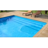 Zwembad liner  75/100ste Frans Blauw - 7,9x3,00x1,20m Ovaal