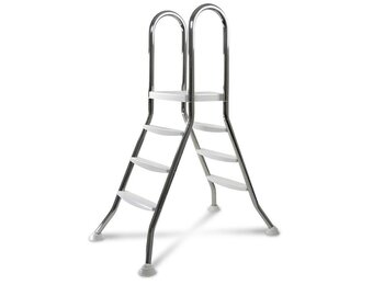 Zwembadtrap A-Frame 3 + 3 Treden AISI 304