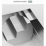 Trappen voor Zwemland RVS zwembaden