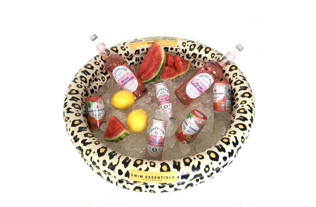 Drankkoeler Panterprint Beige
