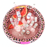 Drankkoeler Panterprint Rosé goud