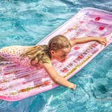 Luchtbed Roze met stippen