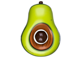 Luchtbed Avocado + Strandbal XL