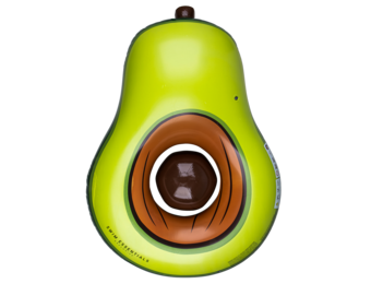 Luchtbed Avocado + Strandbal XL