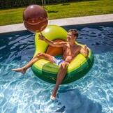 Luchtbed Avocado + Strandbal XL