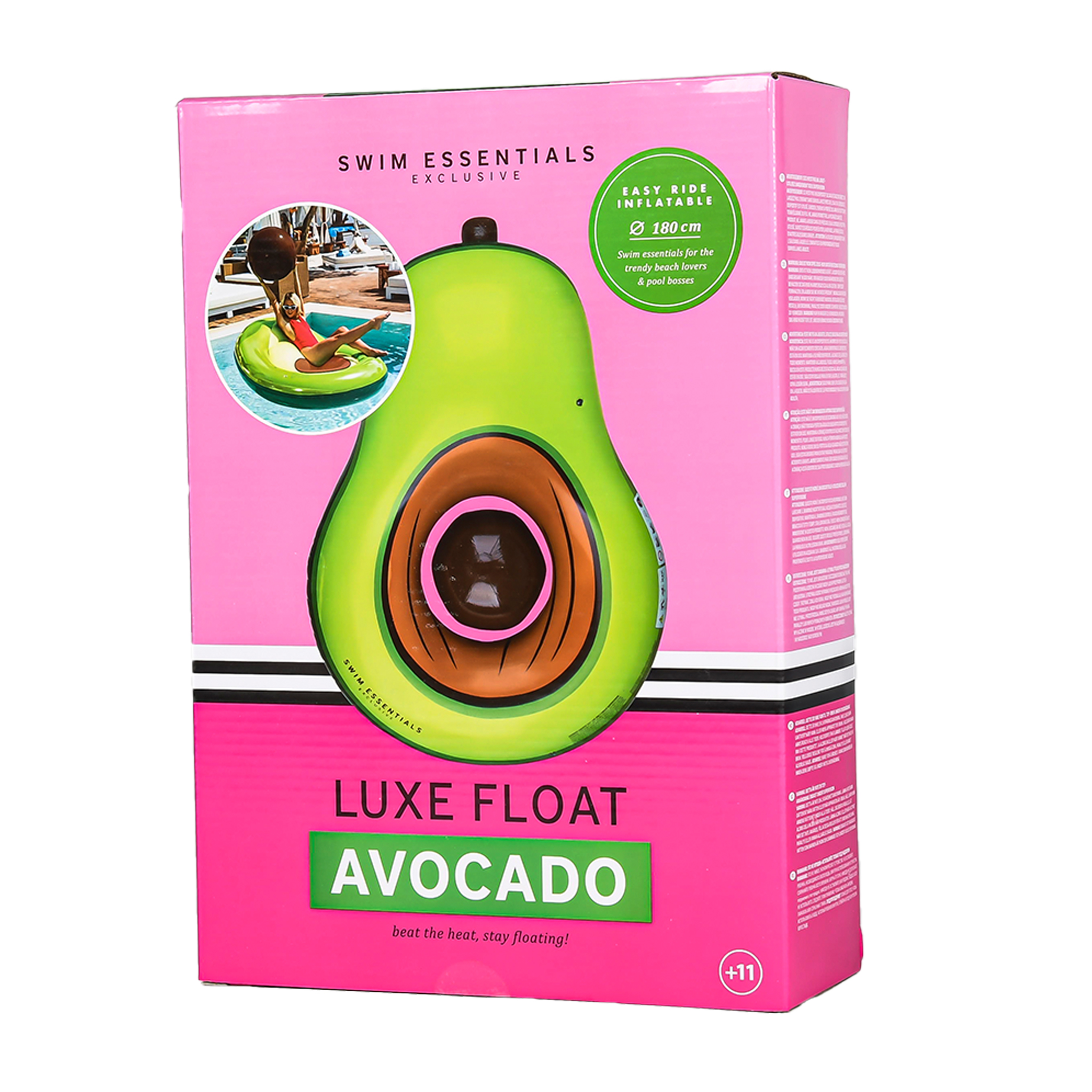 Luchtbed Avocado + Strandbal XL