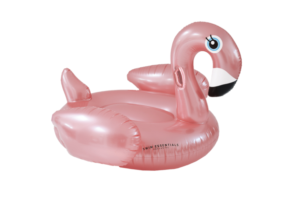 Opblaas Flamingo Rosé Goud XL