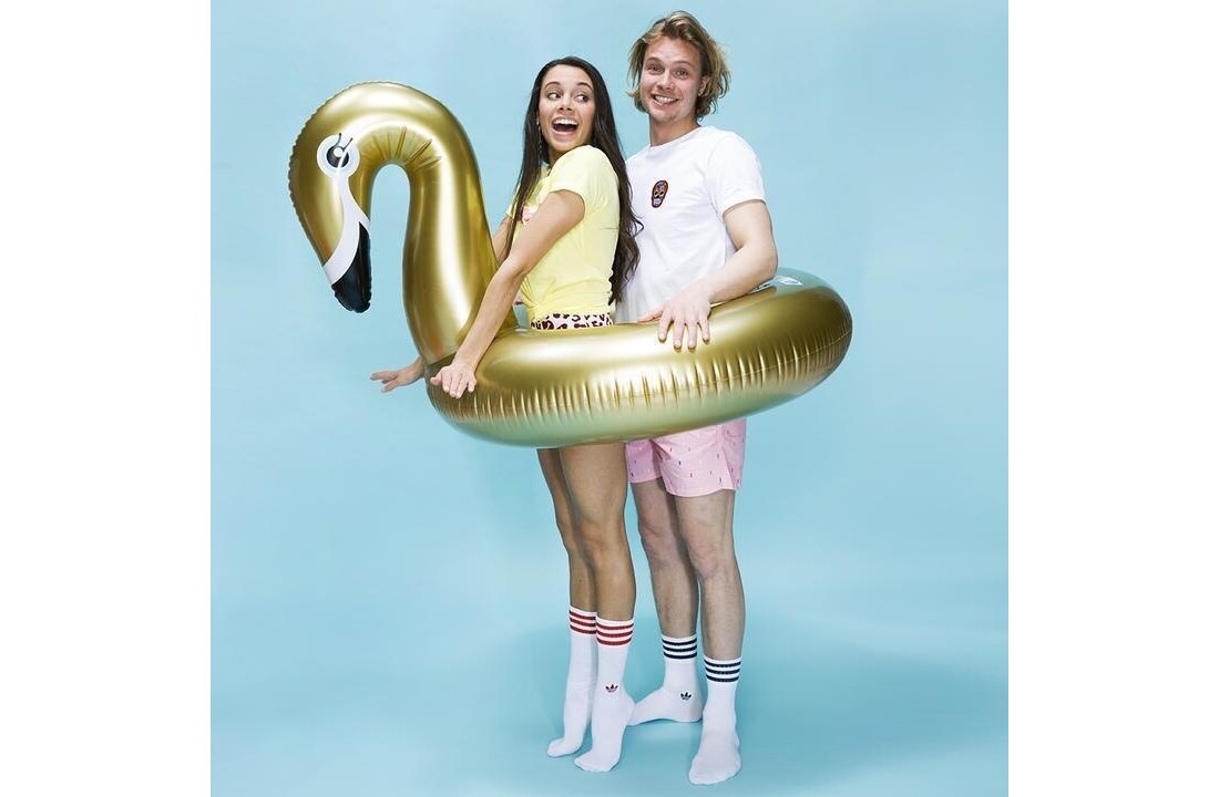 Zwemband Gouden Zwaan 90 cm