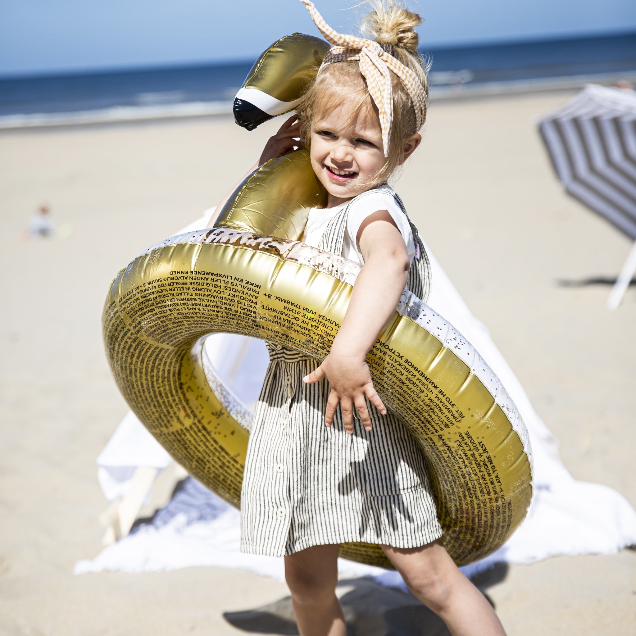 Zwemband Gouden Zwaan 70  cm