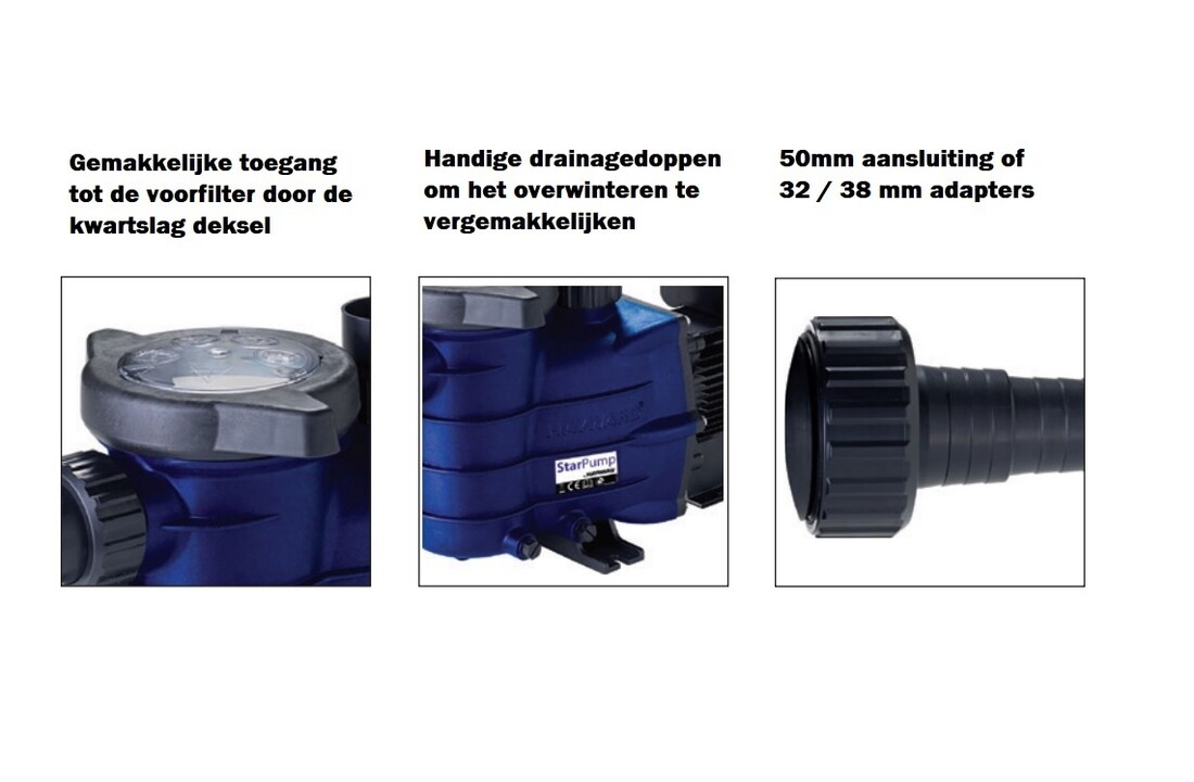 Hayward Star Zwembadpomp  230v - Diverse varianten