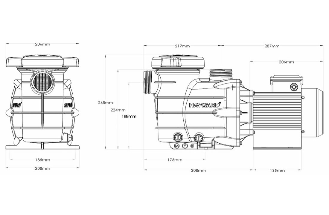 Hayward Star Zwembadpomp  230v - Diverse varianten