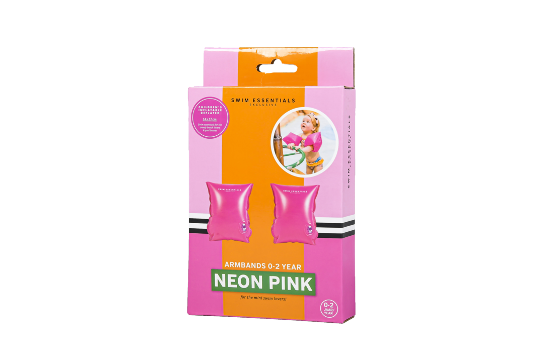 Zwembandjes Neon Roze 0-2 jaar