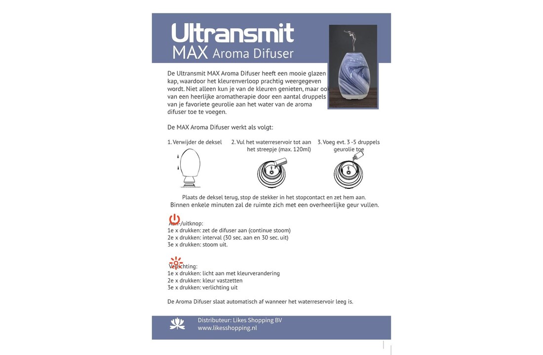 Ultransmit Aroma Diffuser Max