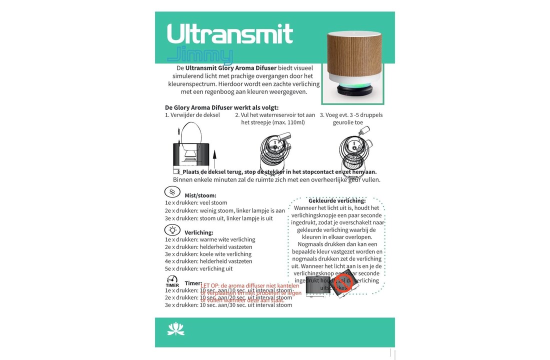 Ultransmit Aroma Diffuser Jimmy