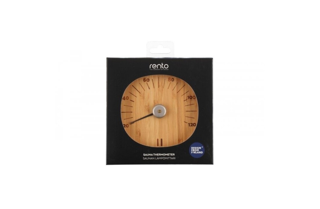 Rento Sauna Thermometer Bamboe