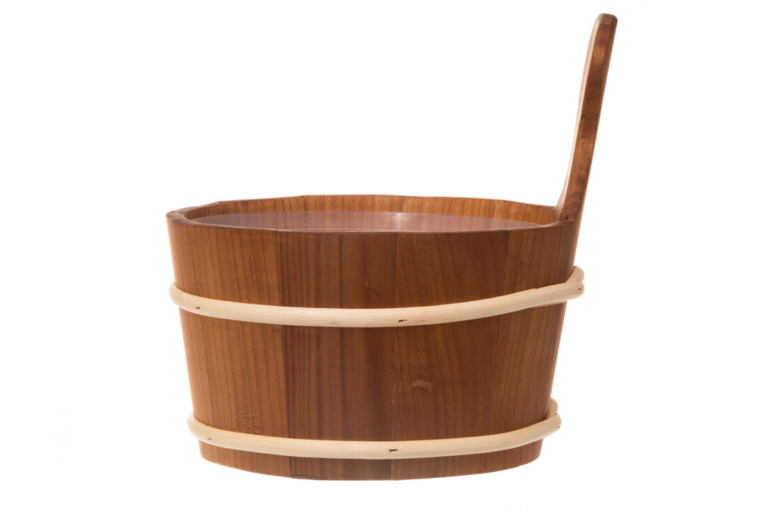 Sauna Emmer 4 Liter - Elzen