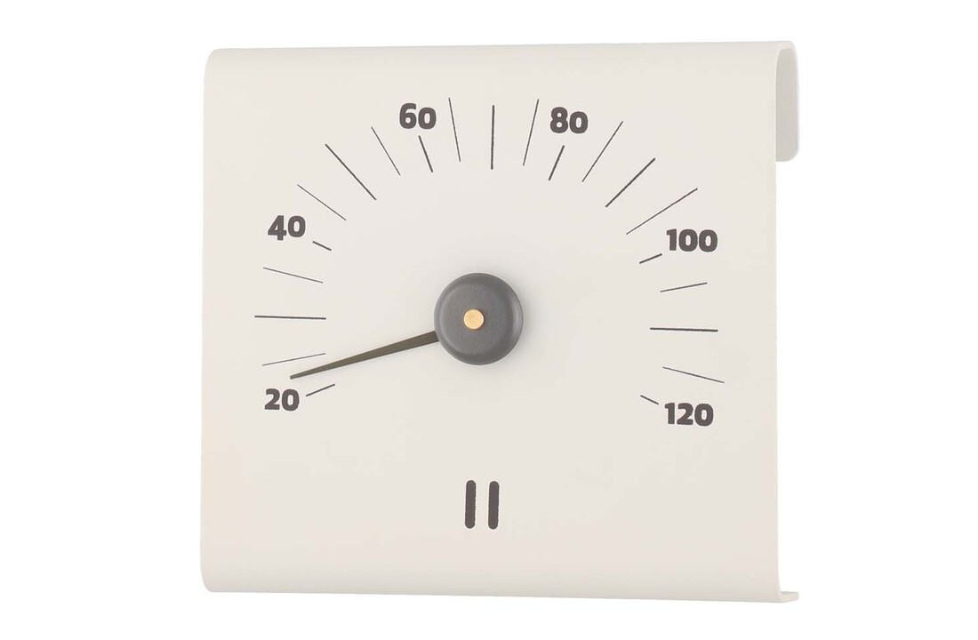 Rento Aluminium Sauna Thermometer Wit