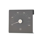 Rento Aluminium Sauna Thermometer Grijs