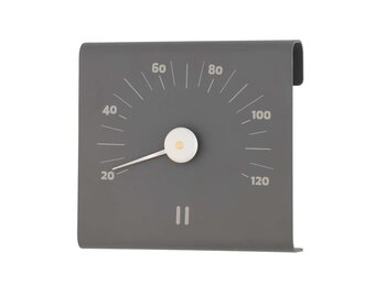 Rento Aluminium Sauna Thermometer Grijs