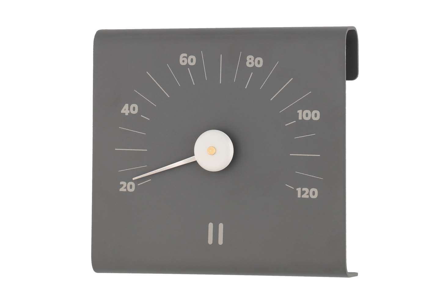 Rento Aluminium Sauna Thermometer Grijs