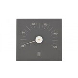 Rento Aluminium Sauna Thermometer Grijs
