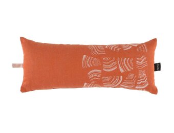 Rento Pino Sauna kussen oranje/bruin - 50x22 cm