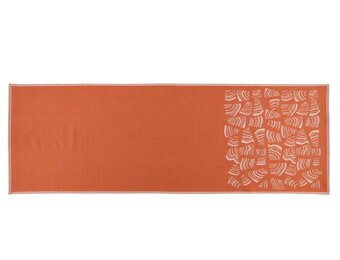 Rento Pino Sauna Kleed - Oranje/Bruin - 50x150 cm