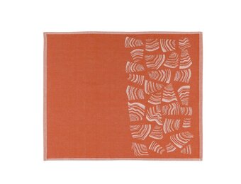 Rento Pino Sauna Kleed - Oranje/Bruin - 50x60 cm