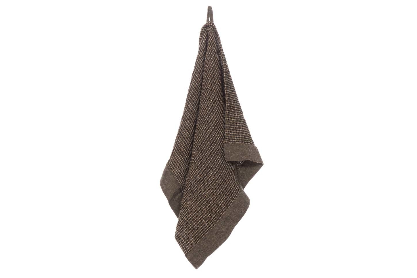 Kenno Handdoek - Bruin - 50x70 cm