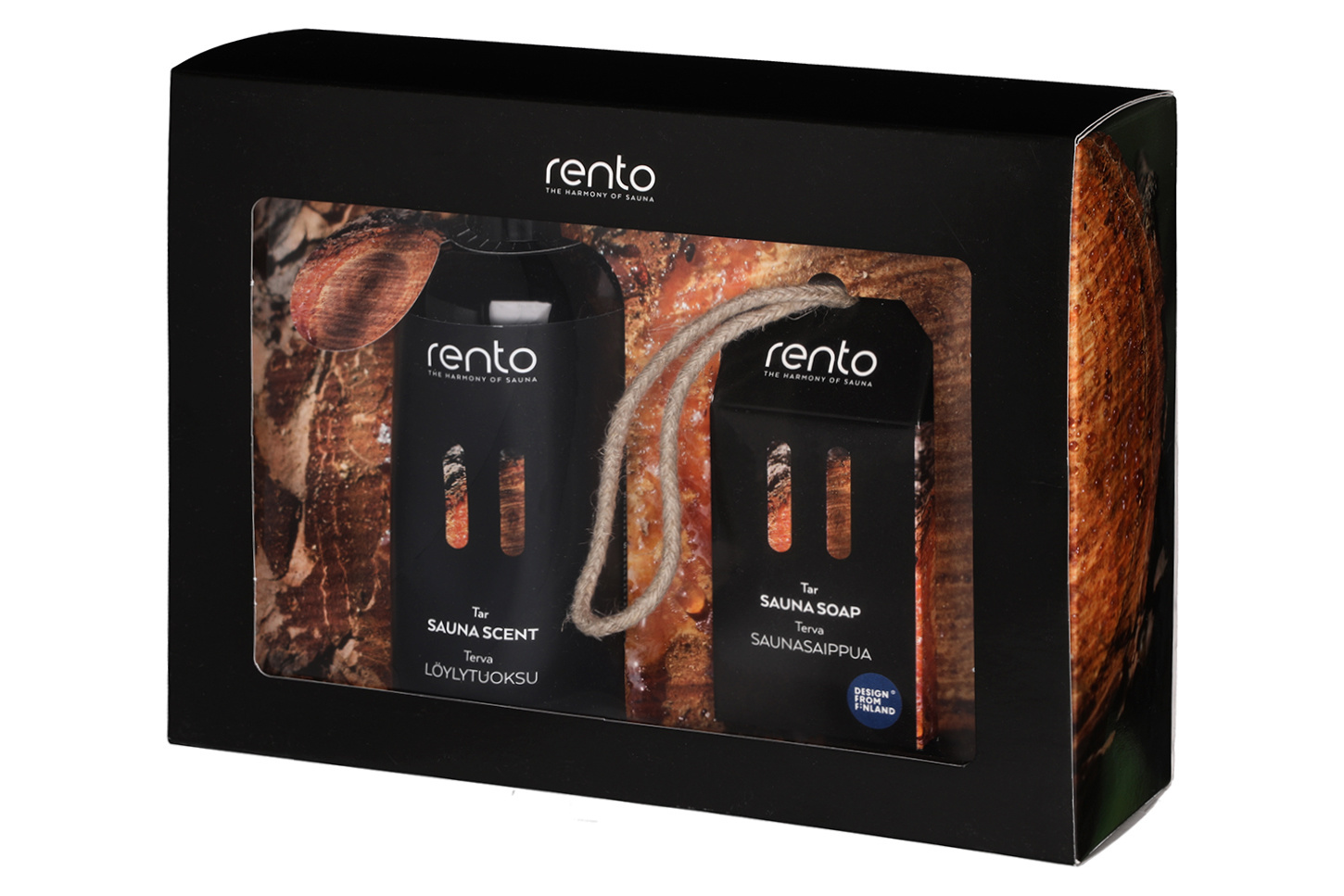 Rento Cadeauset (geur & zeep) - Teer