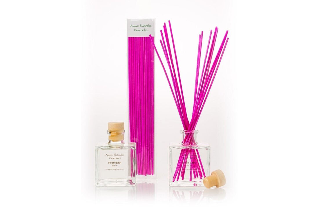 Mikado Rose Bath / Rozen bad  - Geurstokjes