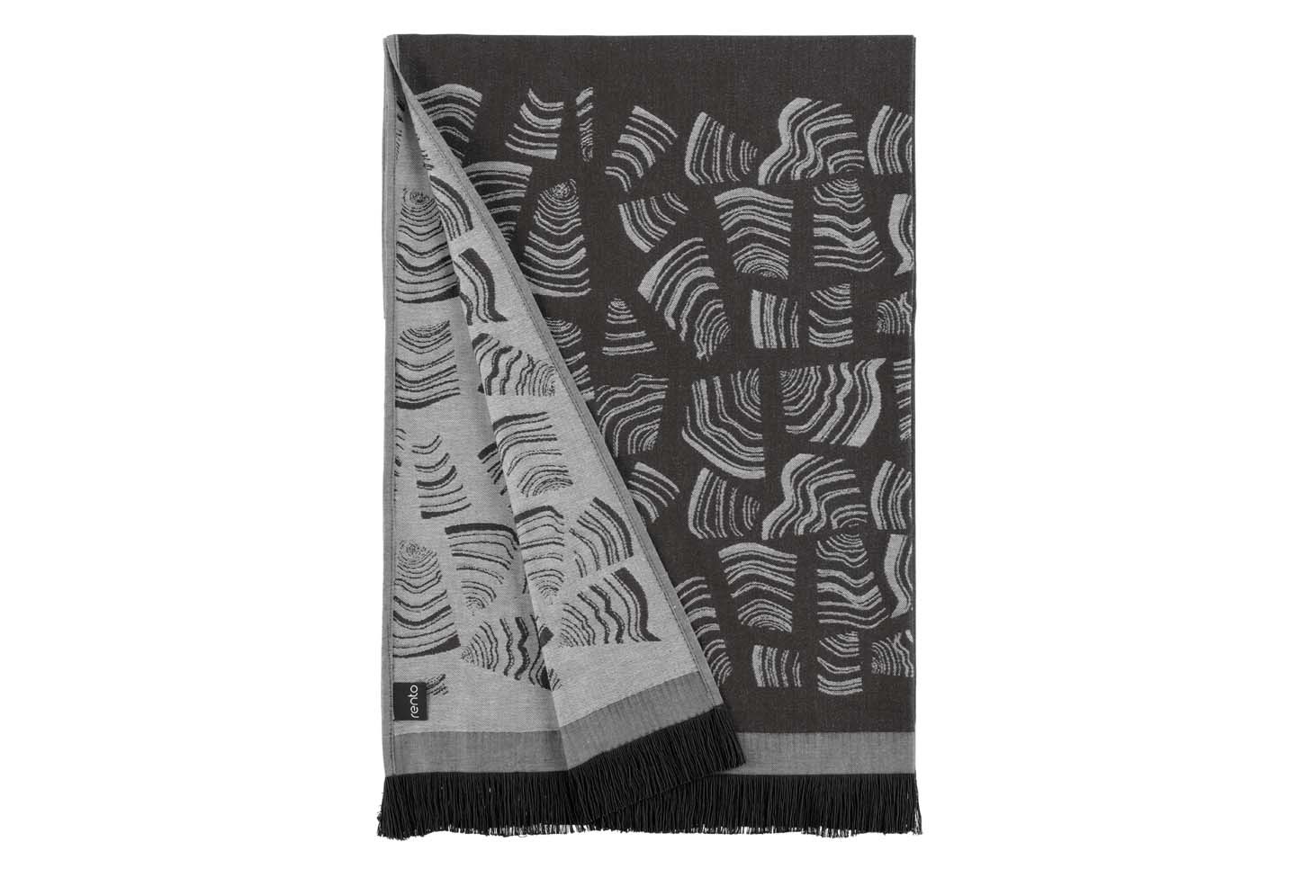 Rento Pino Sauna Handdoek zwart 78x150cm