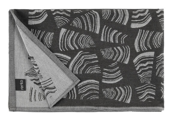 Rento Pino Sauna Kleed - zwart 50x150 cm