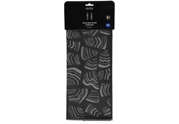 Rento Pino Sauna Kleed zwart 50x60 cm