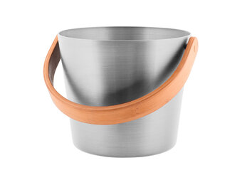 Rento Sauna Emmer Aluminium met Bamboe Handvat Naturel