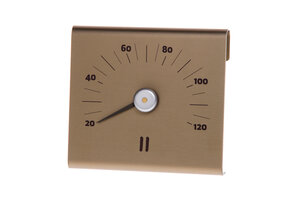 Rento Aluminium Sauna Thermometer Champagne