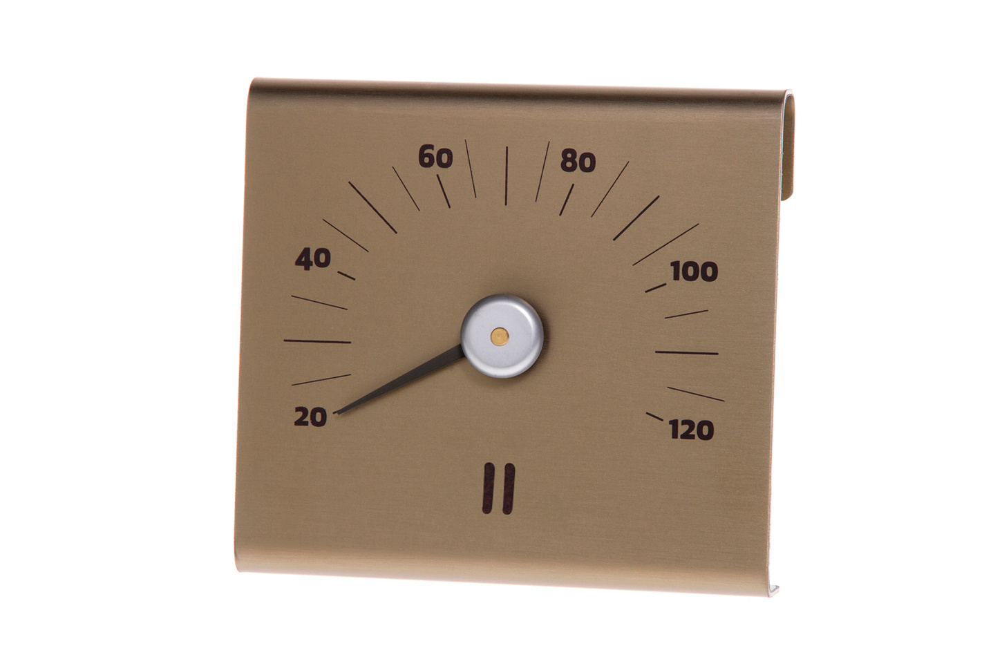 Rento Aluminium Sauna Thermometer Champagne