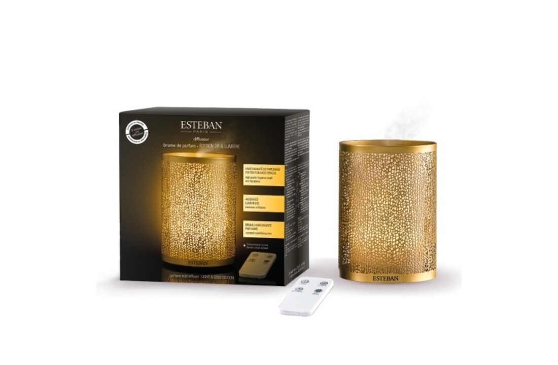 Esteban Mist Diffuser Light & Gold Edition