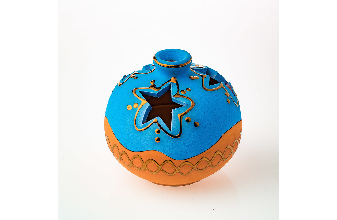 Keramiek - Blauw Terracotta