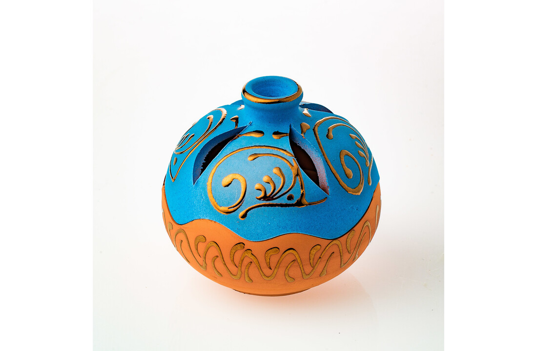 Keramiek - Blauw Terracotta