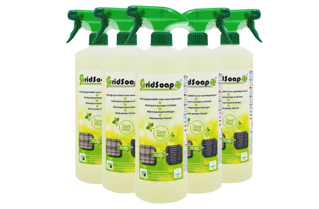 Gridsoap Grielzeep 1 liter met handsprayer - Warmtepomp reiniger
