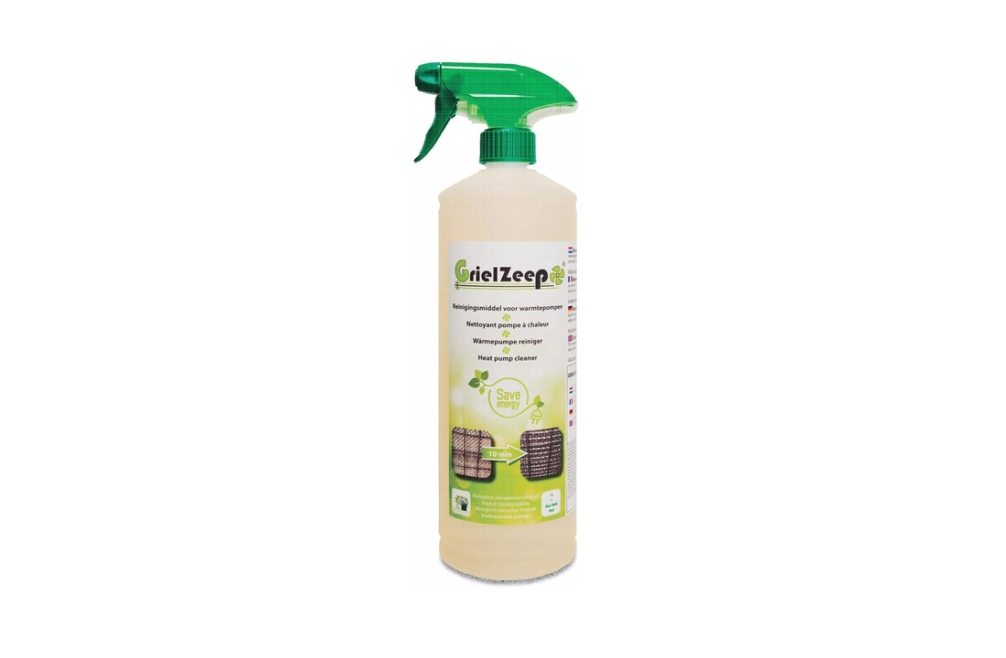 Gridsoap Grielzeep 1 liter met handsprayer - Warmtepomp reiniger