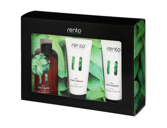 Rento Cadeauset Voetenbad, Voetscrub en Voetencreme