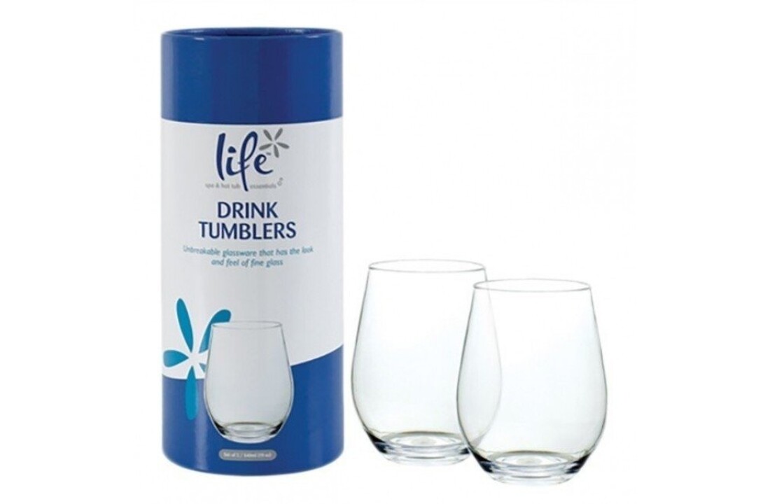 Life spa waterglazen - 2 stuks