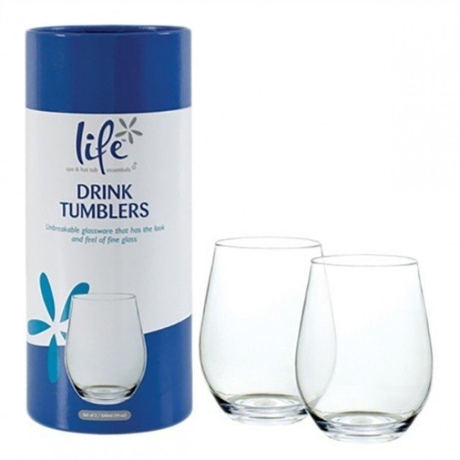 Life spa waterglazen - 2 stuks