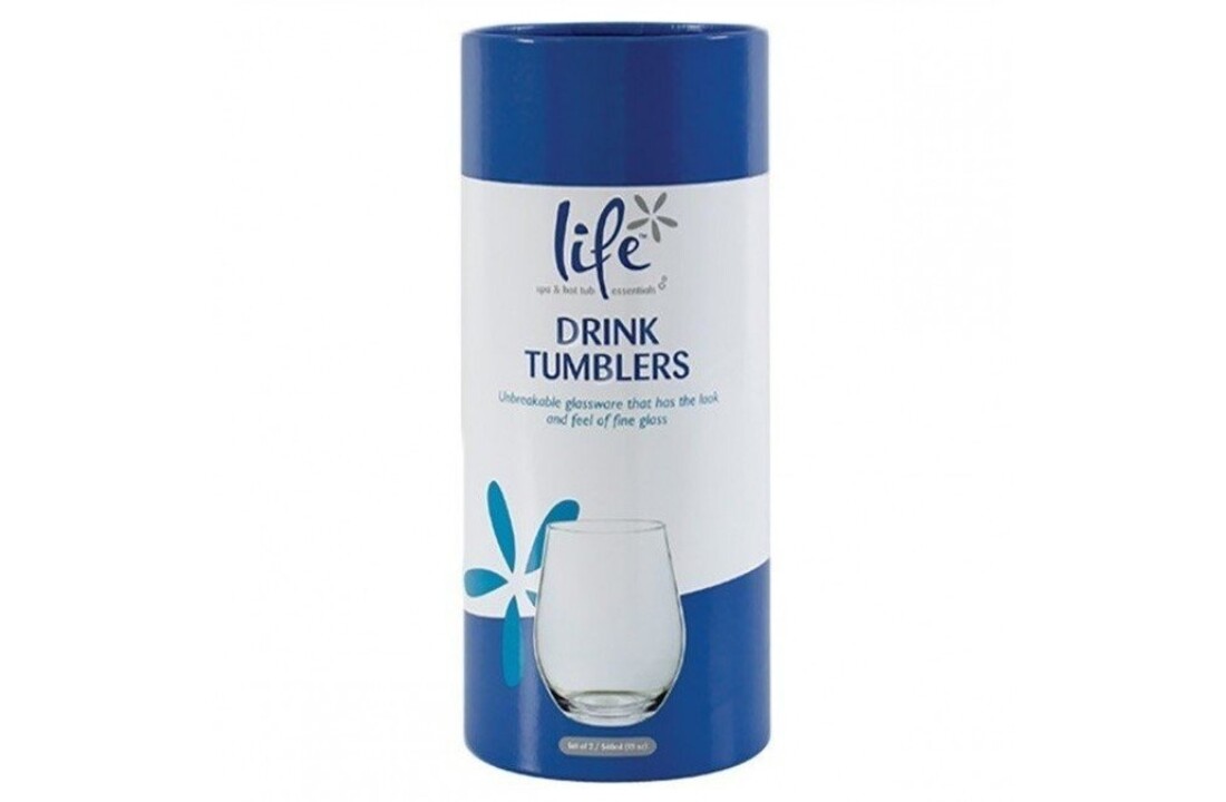 Life spa waterglazen - 2 stuks