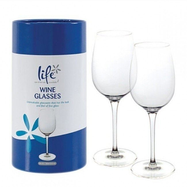 Life spa wijnglazen - 2 stuks