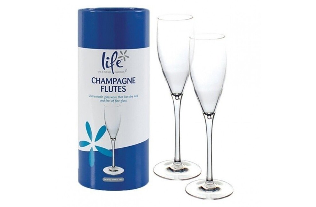 Life spa champagneglazen - 2 stuks