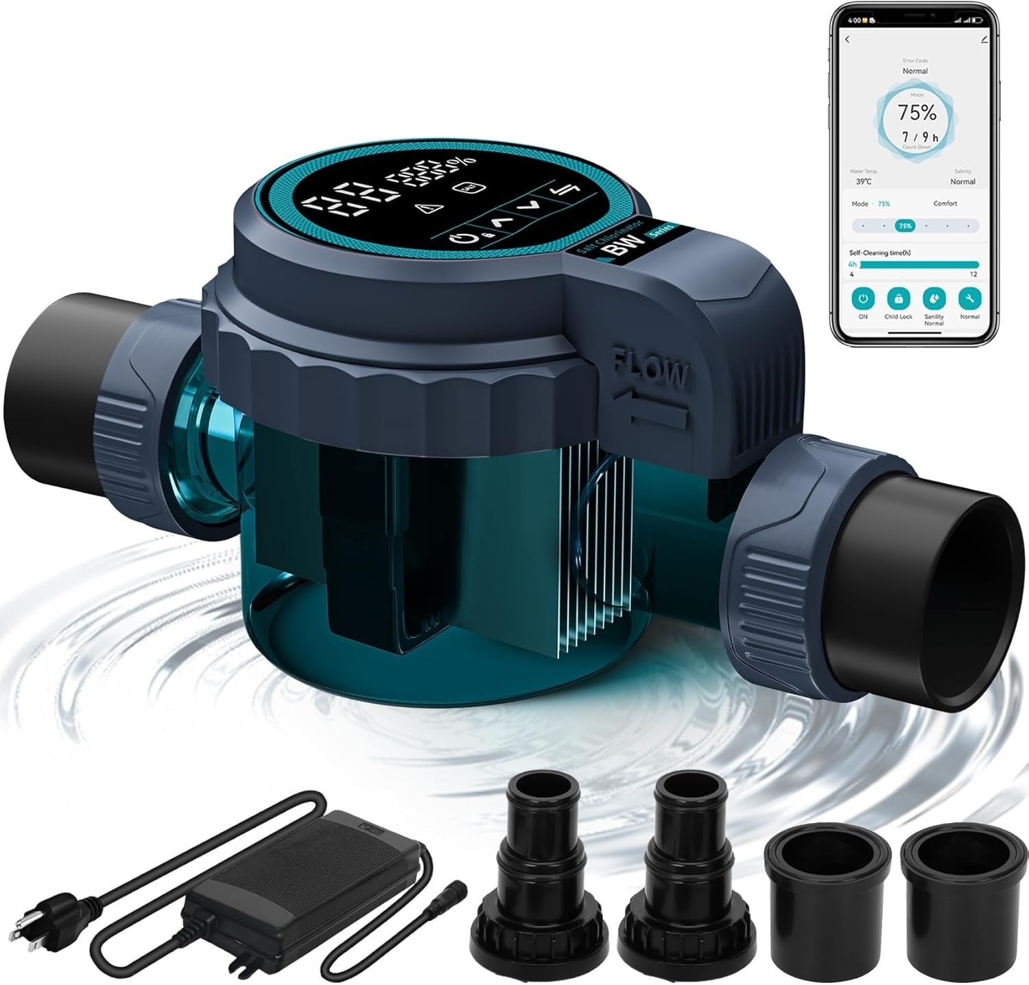 Budgetbad  wifi zoutelektrolyse | 4g/u - 20m3