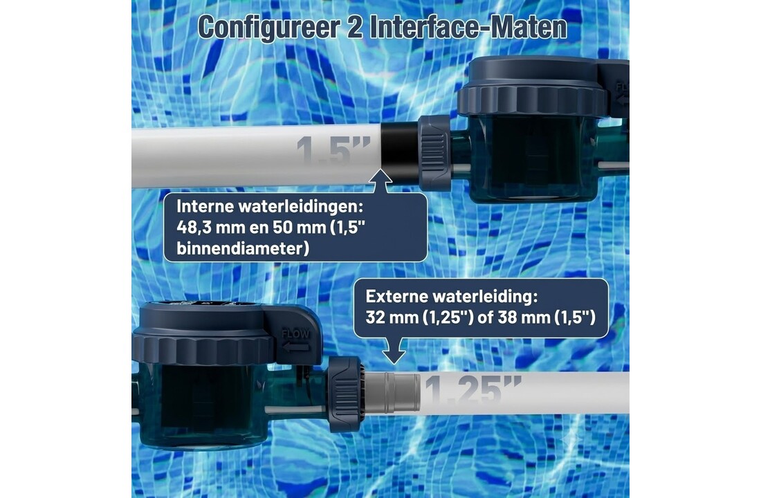 Budgetbad  wifi zoutelektrolyse | 4g/u - 20m3